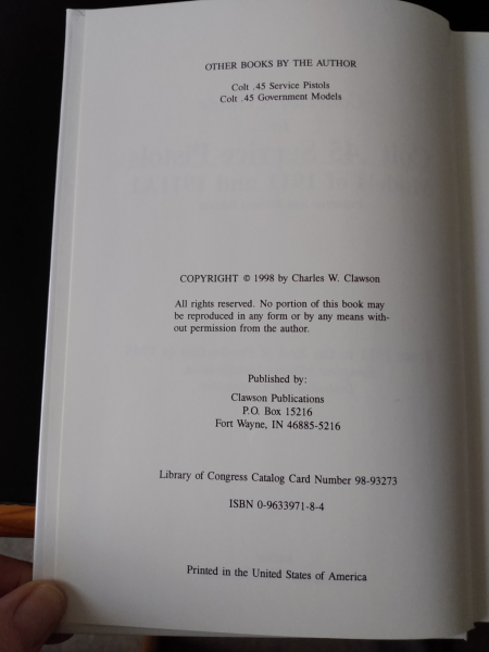 Buch – Collector’s Guide to Colt .45 Service Pistols Models of 1911 and 1911A1 – Bild 2