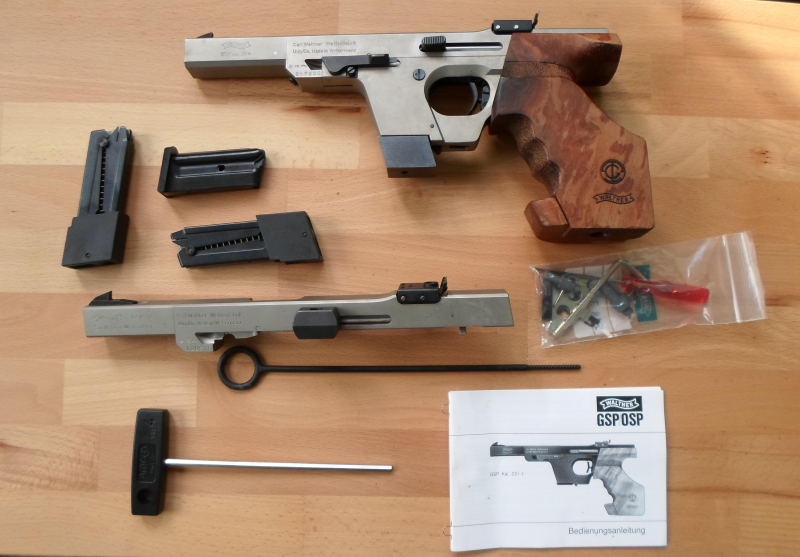 Walther GSP .22 l.r. und Wechselsystem .32 S & W WC – Bild 5