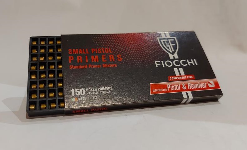 150 Zündhütchen Fiocchi Small Pistol – Bild 1