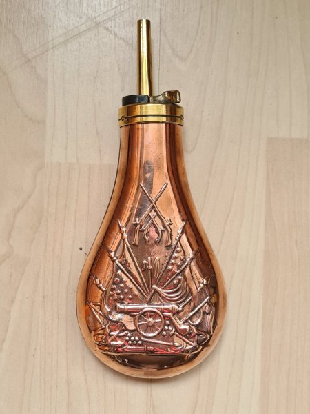 Pulverflasche aus Messing – imaginea 1