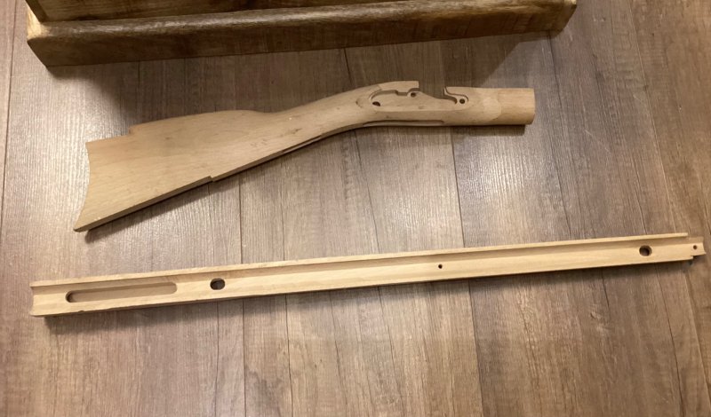 Holzteile aus Bausatz Kentucky Rifle aus Nachlass Jakobi Iserlohn – Bild 1