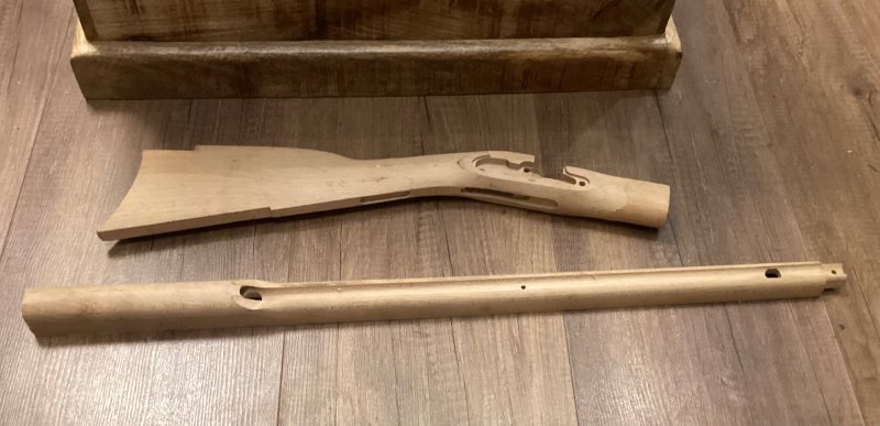 Holzteile aus Bausatz Kentucky Rifle aus Nachlass Jakobi Iserlohn – Bild 2