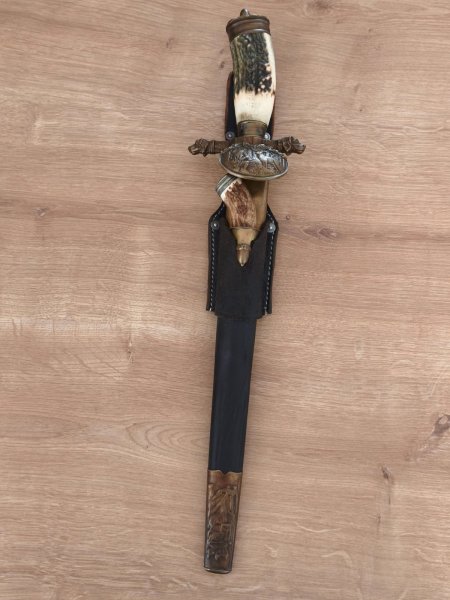 Hirschfänger mit Beimesser – obrázek 1
