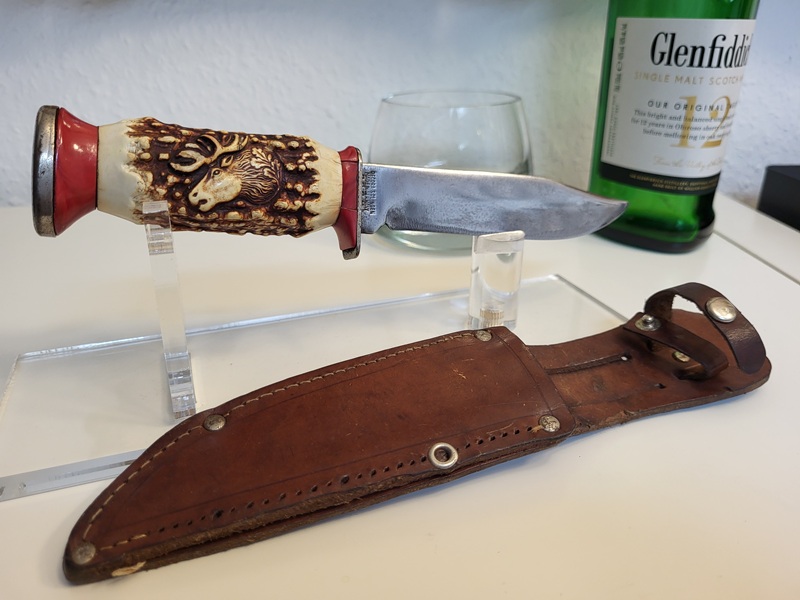 Altes DDR Pfadfindermesser Bowiemesser Jagdmesser Kampfmesser – Bild 1