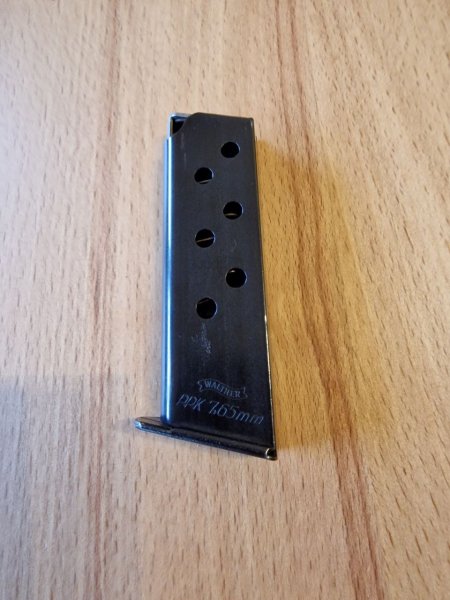 Original Magazin für Pistole Walther PPK 7,65 mm – Bild 1