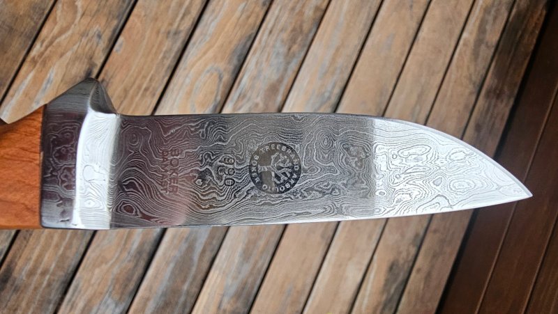 Böker Damast Integralmesser – Limitierte Edition 999 Stück – Nr. 515 – Thuya – Top Zustand – Bild 3