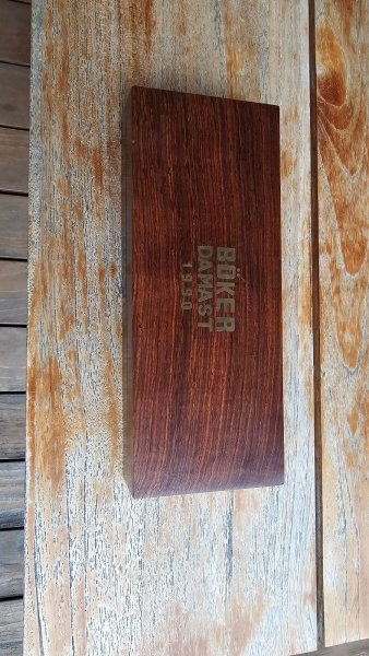 Böker Damast Integralmesser – Limitierte Edition 999 Stück – Nr. 515 – Thuya – Top Zustand – Bild 2