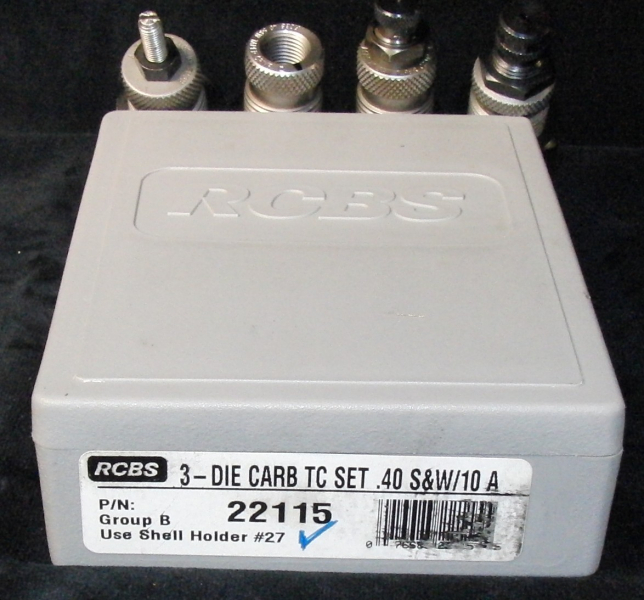 RCBS Matrizensatz .40 S&W/10A 4 Teilig – Bild 1