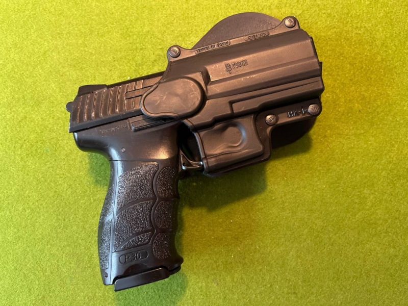 FOBUS CQC KYDEX PADDELHOLSTER H&K P30 AUCK GLOCK 9MM BAUÄHNLICHE – Bild 1
