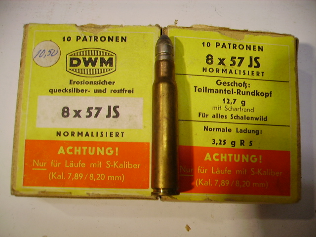 8x57 IS 10 Patronen DWM – Bild 1