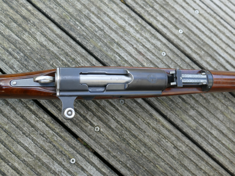 K 31 Karabiner in Top mit selten schönem Nußbaumschaft – Bild 5