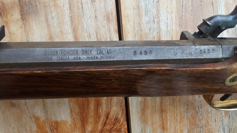 Perkussions-Vorderladergewehr Kal. .45 – Beschossen – Ranson Italia – Bild 3