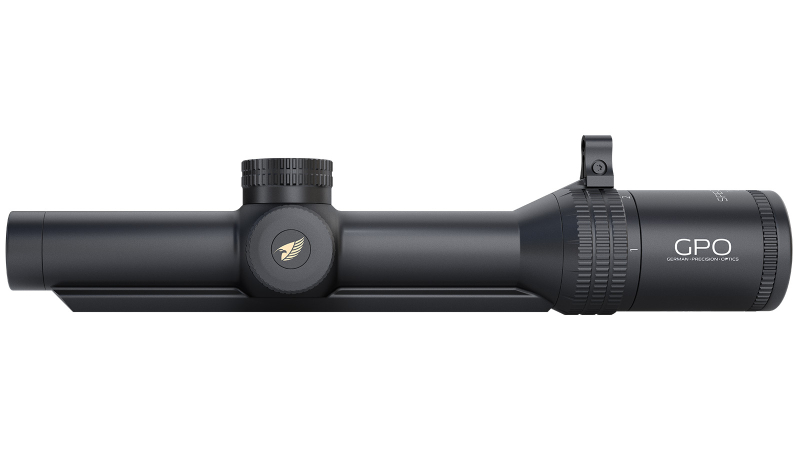 Jetzt auch mit Schiene! GPO SPECTRA™ 6x 1-6x24i Zielfernrohr mit Schiene – Bild 1