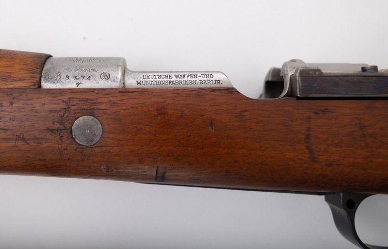 Mauser M1908 Brasilien – DWM Berlin – Kal. 7x57 – Nummerngleich – Gültiger Beschuss – Bild 2