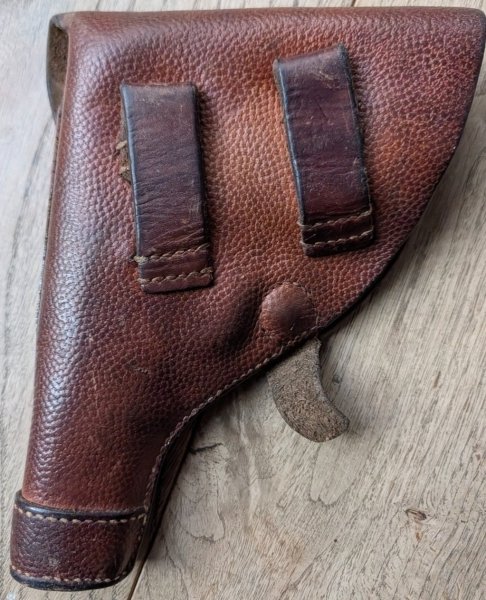 Militärisches Lederholster für FN 1903 - Husqvarna m/07 – Bild 2