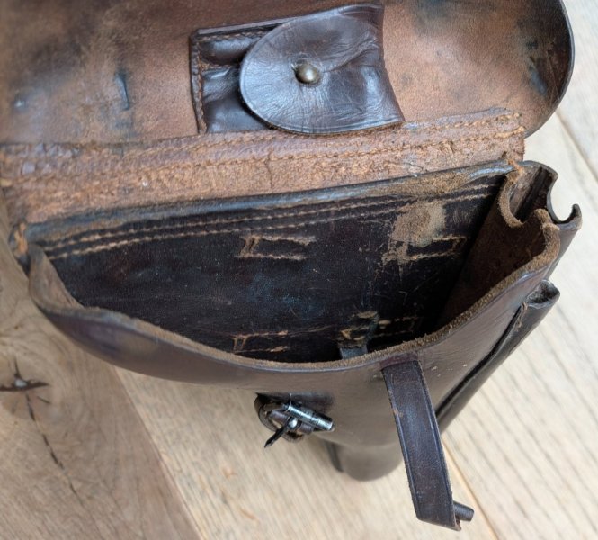 Kofferholster WK1 DWM 1918 MAUSER 08 Lederholster – Bild 4