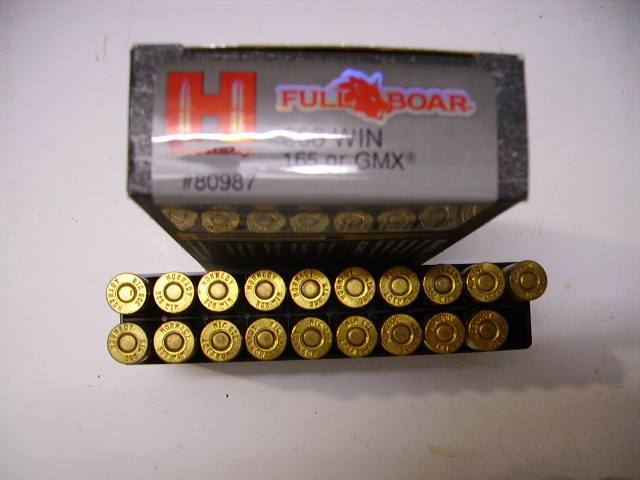 .308 Win Hornady 19 Patronen 165 grain GMX – Bild 1