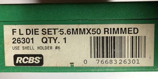 RCBS-Matrizensatz 5,6 x 50 R 3-teilig – Bild 2
