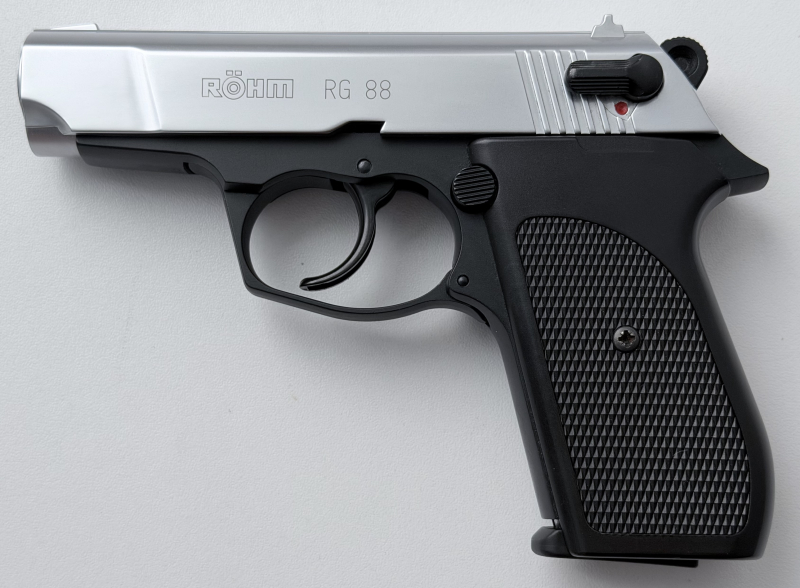Röhm RG88 vernickelt 9mm P.A.K. – Bild 3