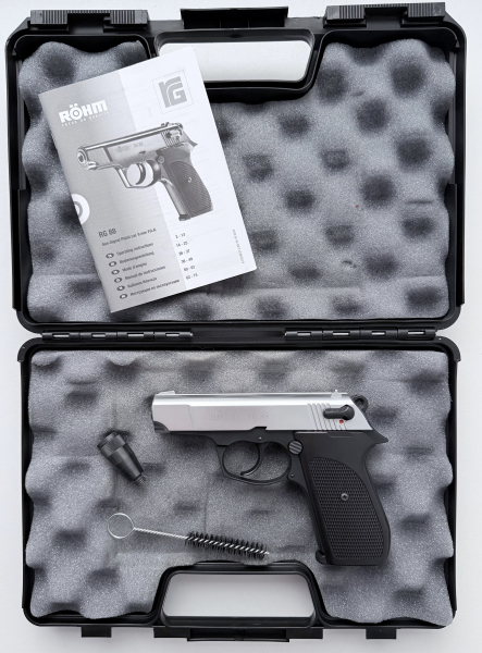 Röhm RG88 vernickelt 9mm P.A.K. – Bild 1