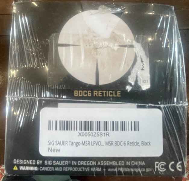 NEU SIG SAUER TANGO MSR 1-6x24 LPVO kein Vortex Razor, Nightforce Atacr, Eotech Vudu – Bild 3
