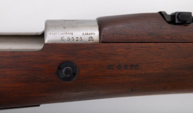Mauser M1909 Argentinien – DWM Berlin – Kal. 7,65x53 Arg. - Nummerngleich – Bild 4