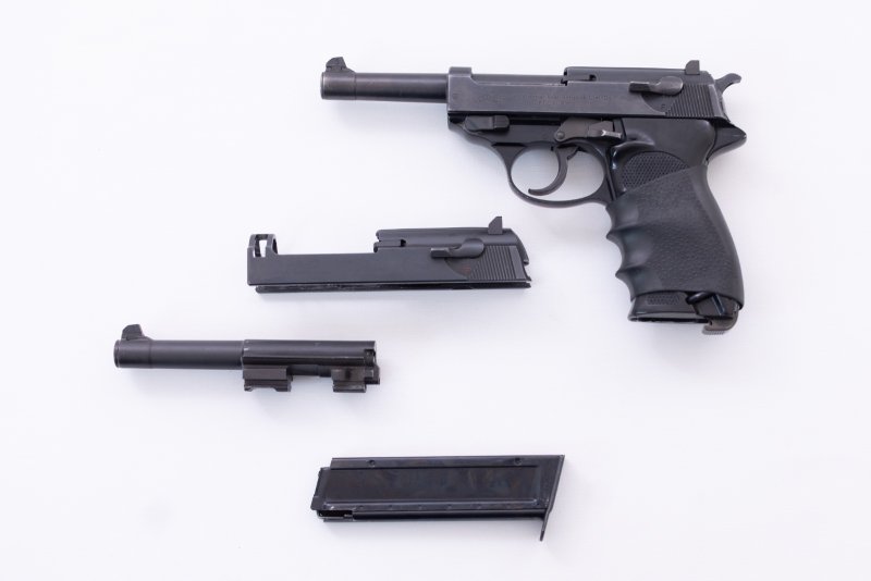 Walther P1 Pistole 9mm Para – inkl. orig. Walther Wechselsystem .22 lr – Bild 1