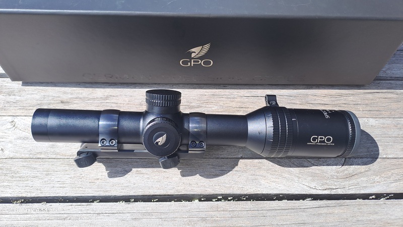 GPO Spectra 1-6x24 mit Henneberger Blaser Montage SAMO – Bild 1