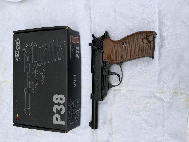 Walter P38 4,5mm CO2 Druckluft Pistole – Bild 3