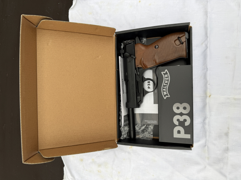 Walter P38 4,5mm CO2 Druckluft Pistole – Bild 2