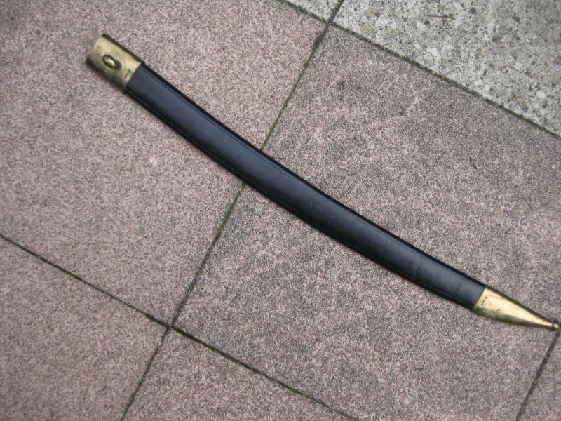 Scheide für einen Infanteriesäbel Briquet oder neupreußischen Säbel ohne Stichblatt – Bild 1