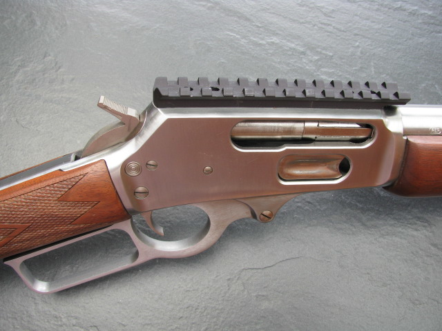 UHR Marlin 1895 GS Stainless im Kal. 45-70 Govt. mit Picatinnyschiene u. Aimpoint Micro H2 - 2 MOA – Bild 3