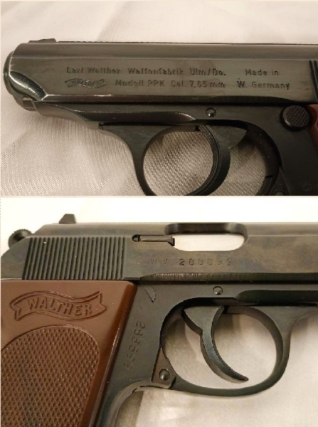 Pistole Walther PPK Ulm Donau Duraluminium Dural Kal. 7,65mm nicht Mauser Hsc PPK P38 P08 – Bild 4