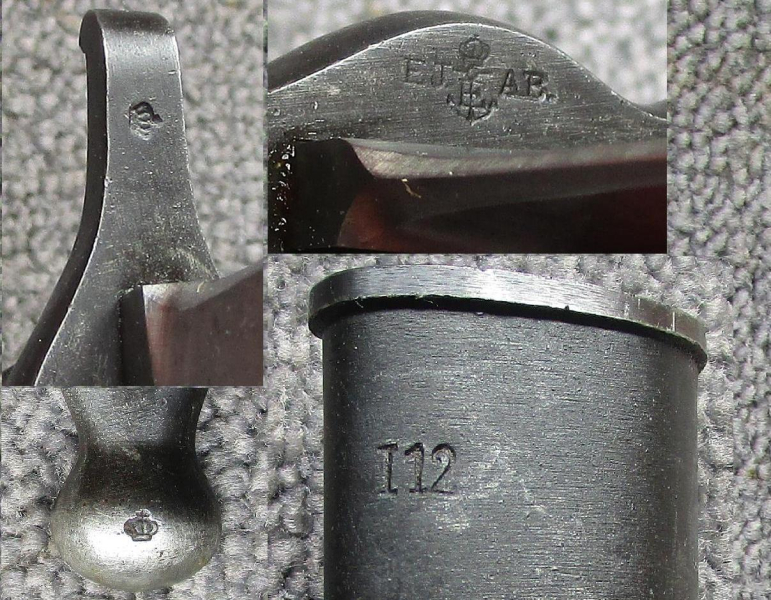 Bajonett Seitengewehr Schwedenmauser M1896 M/96 E.J.A.B. nicht K98k K43 P38 – Bild 3
