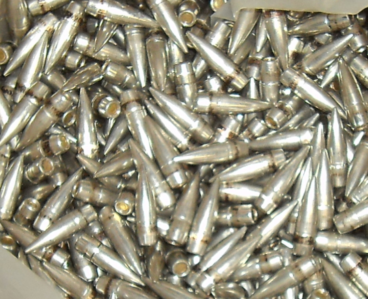1000 Stück Geschosse DM111 .30 / .308Win. 7,62X51mm gezogene verzinnte Vollmantelgeschosse 147 Grain – Bild 1