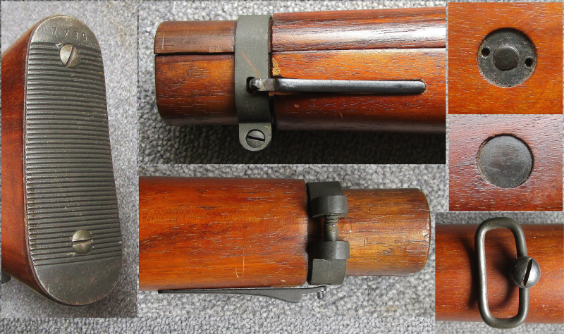 Holz-Schaft mit Handschutz und Beschlägen für Kongsberg Scharfschützengewehr Mod. 1959 / M59 WaA – Bild 3