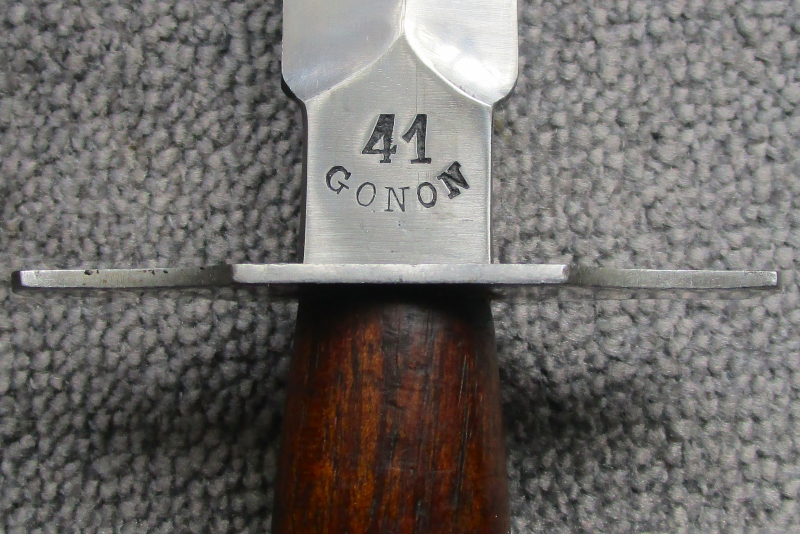 Grabendolch Kampfmesser Mod. 1916 Wehrmacht Kriegsmarine Stiefelmesser Infanteriemesser Gonon 1941 N – Bild 3