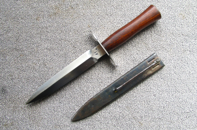 Grabendolch Kampfmesser Mod. 1916 Wehrmacht Kriegsmarine Stiefelmesser Infanteriemesser Gonon 1941 N – Bild 1