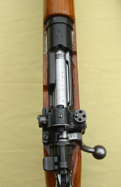 Kongsberg Scharfschützengewehr Mod. 1959 im Kaliber 6,5x55 Norwegen mit Dioptervisier und Tragerieme – Bild 5