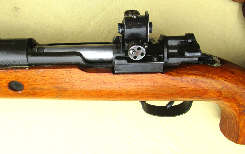 Kongsberg Scharfschützengewehr Mod. 1959 im Kaliber 6,5x55 Norwegen mit Dioptervisier und Tragerieme – Bild 3
