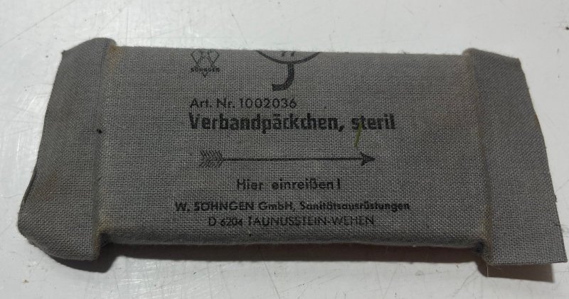Verbandpäckchen Bundeswehr 70er Jahre – Bild 1