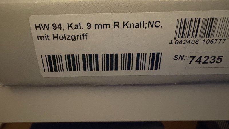 HW 94 9mm RK – attēls 4