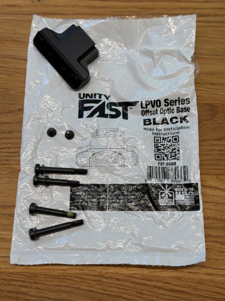 Unity Tactical FAST Montage Offset Optic Base – imagen 1