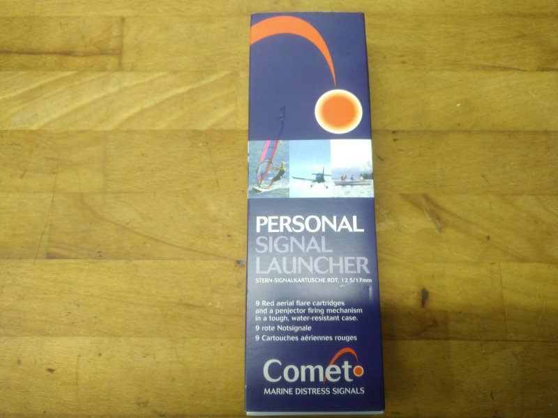 Personal Signal Launcher von Comet. Signalnotsterne Maritim mit Abschussgerät – Bild 1