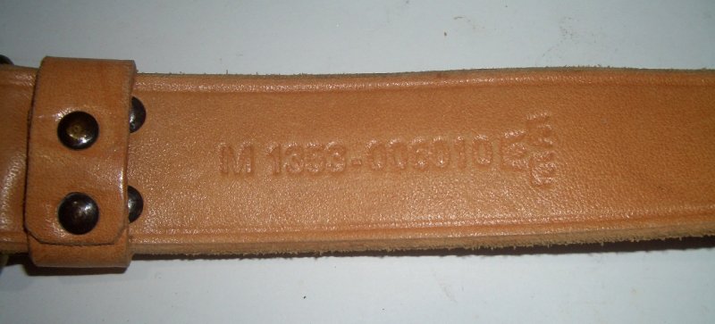 Gewehrriemen für den m96 Schwedenmauser gestempelt mit 3 Kronen Gewehrriemen m96 – Bild 2