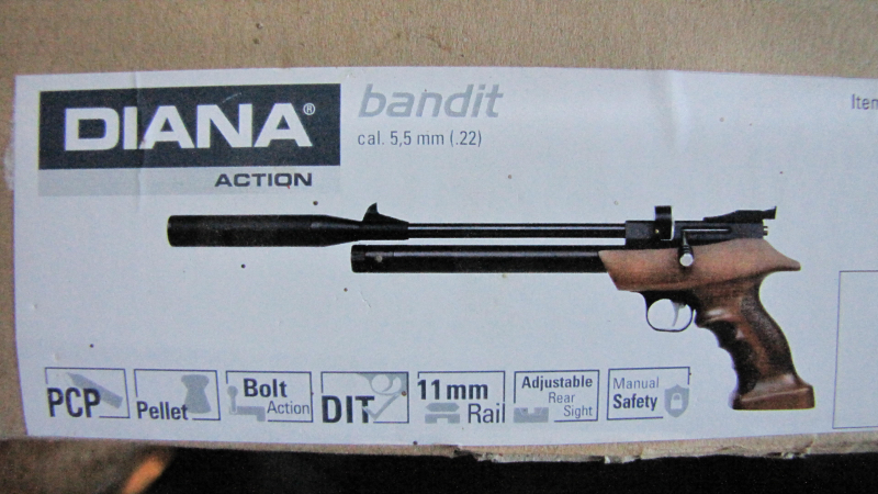 Druckluftpistole Diana Kal.22 Neuwertig – Bild 2