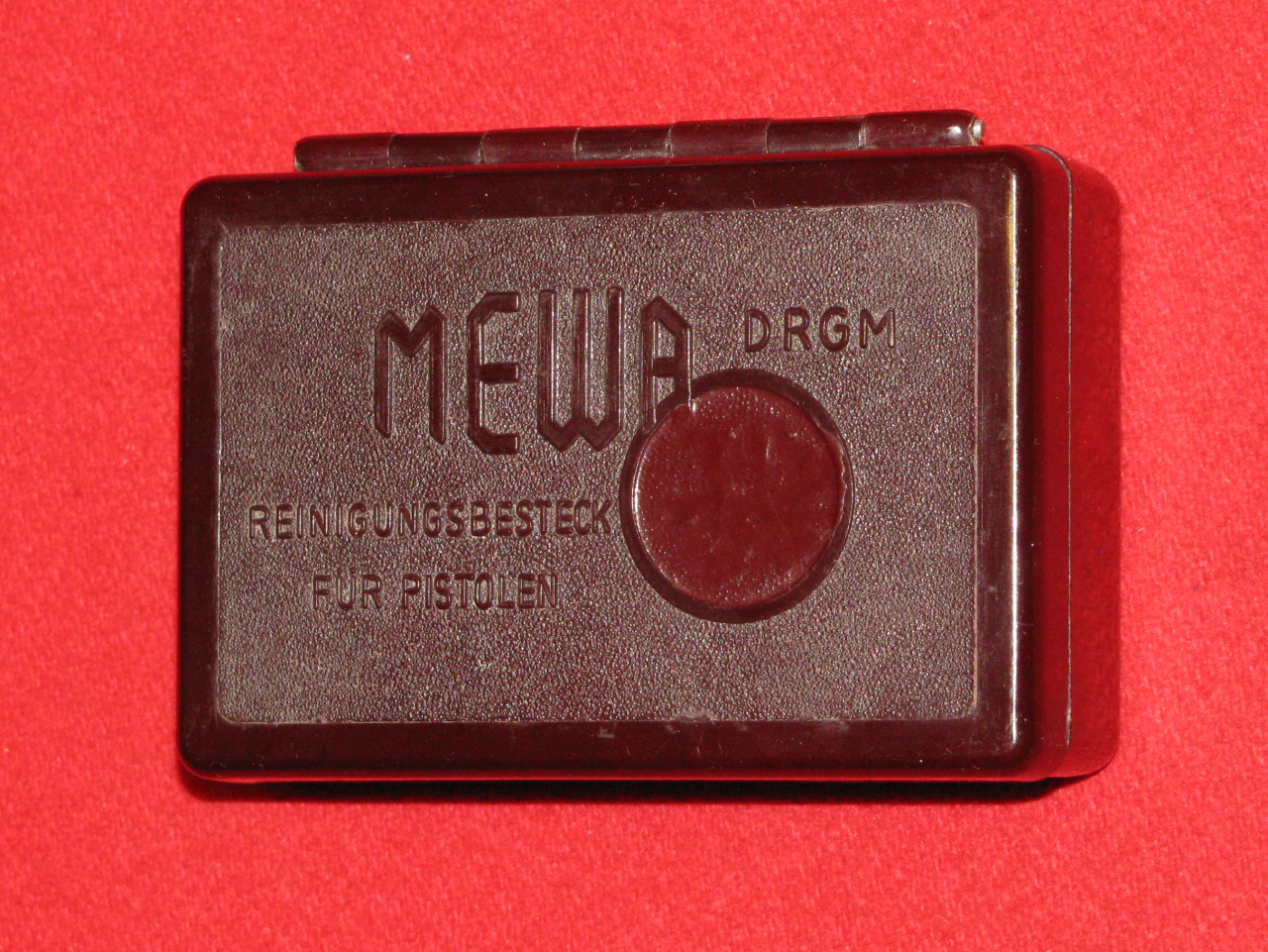 Sehr seltenes Putzzeug, MEWA DRGM REINIGUNGSBESTECK FÜR PISTOLEN – Bild 1
