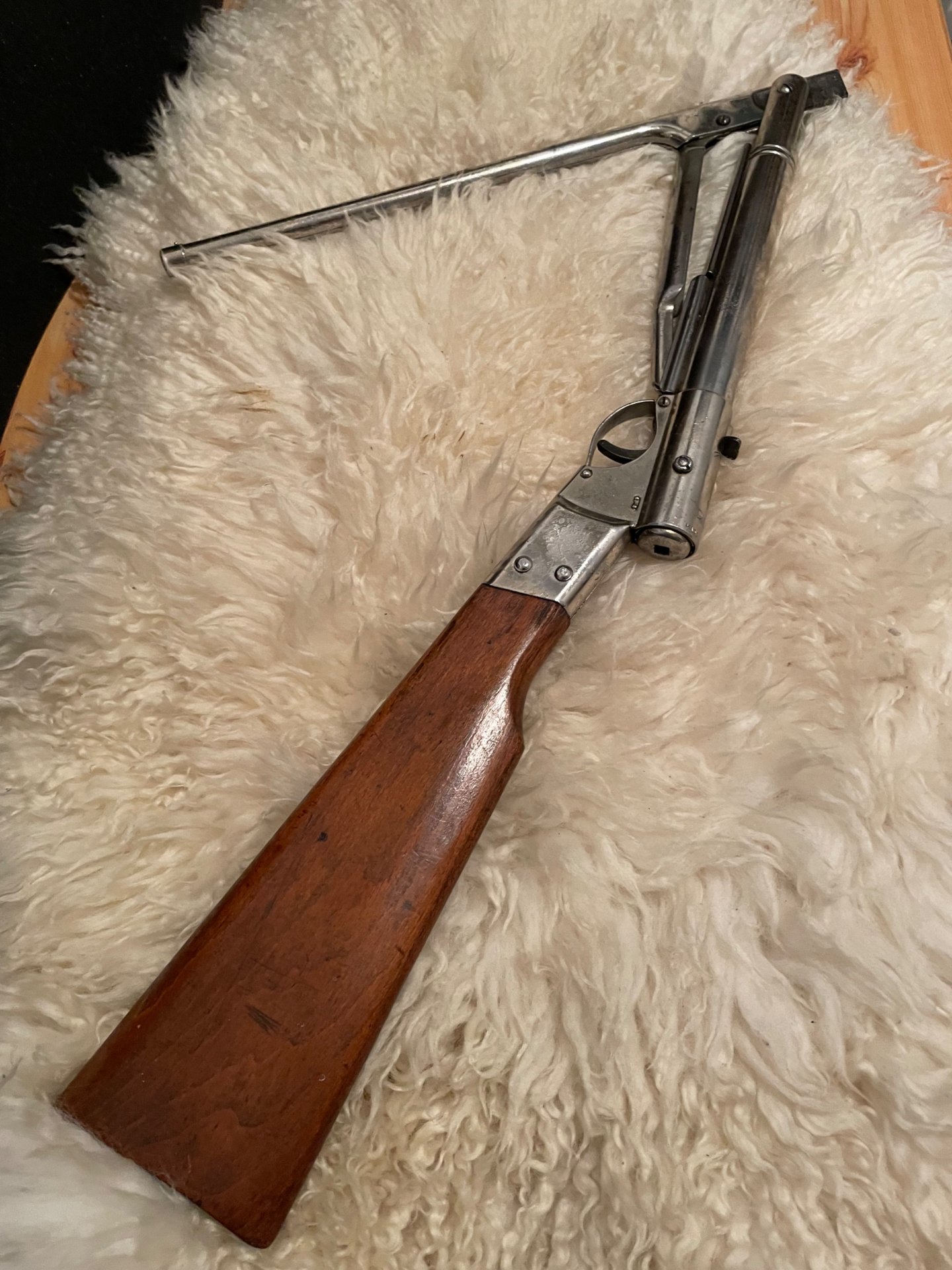 Luftgewehr Knicker Diana Modell 20 ! Vernickelt ca. 100 Jahre alt – Bild 4