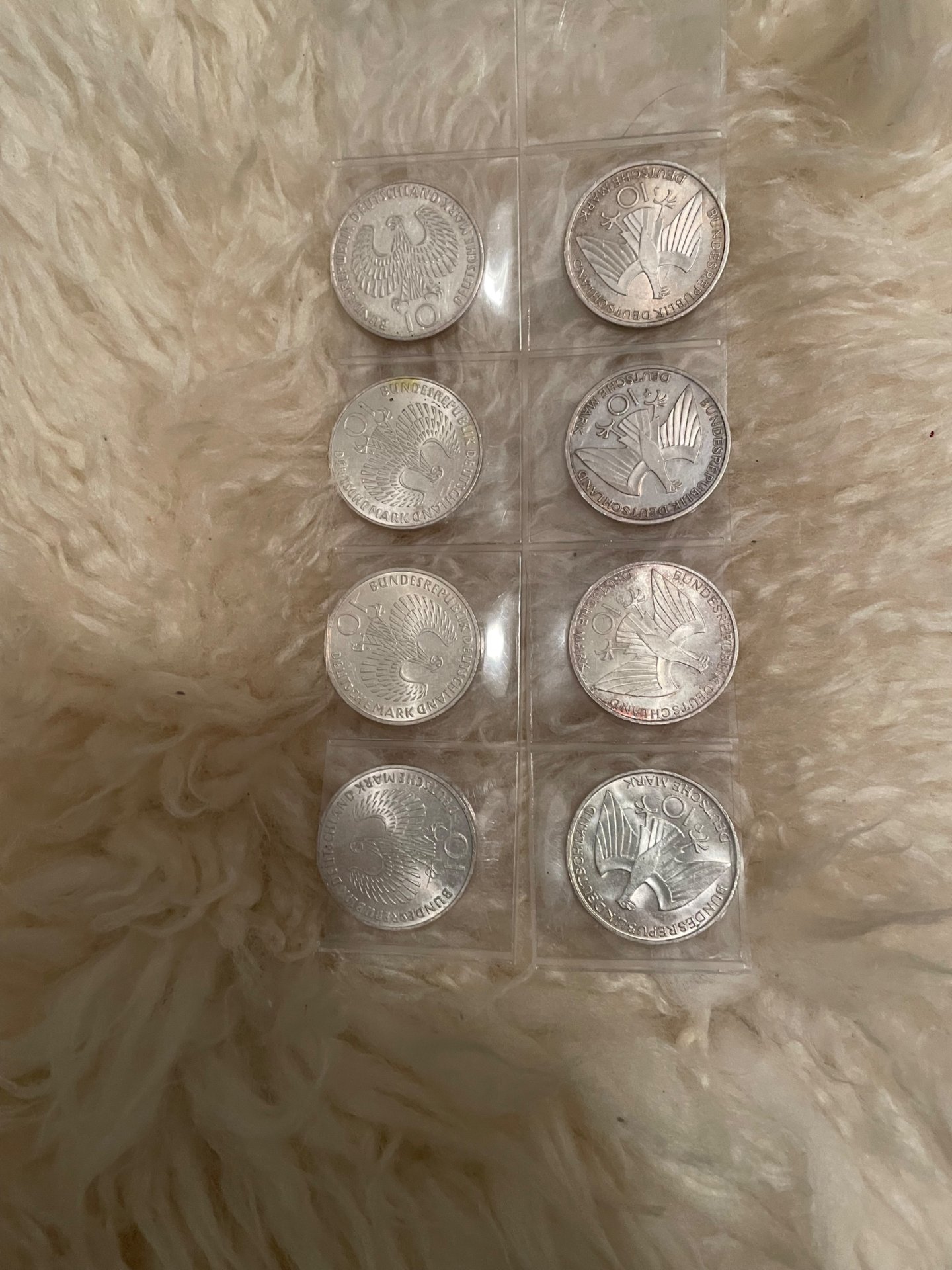 Silber Münzen alte 10 DM Sonderprägungen von 1987 bis 1996 – Bild 3