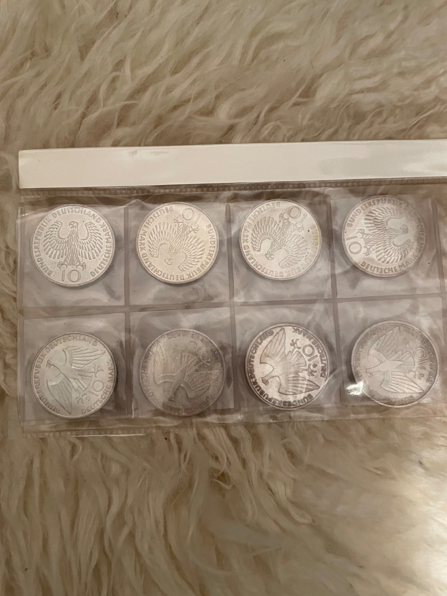Silber Münzen alte 10 DM Sonderprägungen von 1987 bis 1996 – Bild 4
